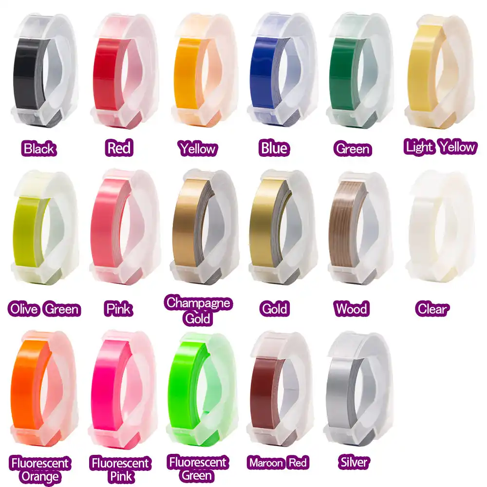 dymo label maker color
