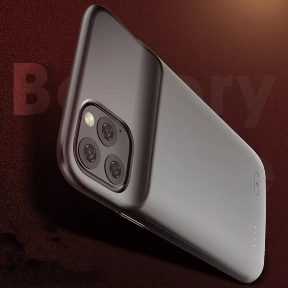 Силиконовый противоударный чехол для зарядного устройства для iPhone 11 Pro Max power чехол, Дополнительный внешний аккумулятор для iPhone 11 Pro Capa