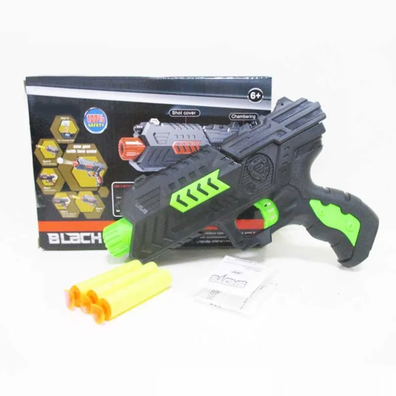 

Water Gun CHILDREN'S Toy Soft Bullet Dual Purpose Gun-Emission Bullet Model Water Gun Military Model