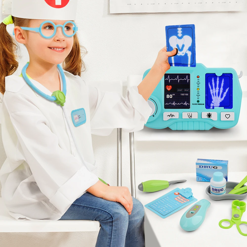 GizmoVine 31 шт. доктор играть в игрушки комплект doctorâ Juguetes для ребенка Медицинские