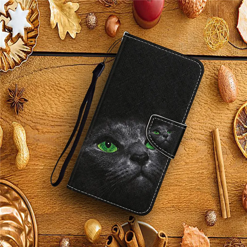 Redmi 9 9T 9A Case Painted Leather Book Case For Xiaomi Redmi 9 9T 9A 9AT 9C NFC 8A Cases Wallet Card Slots Phone Cover Capa