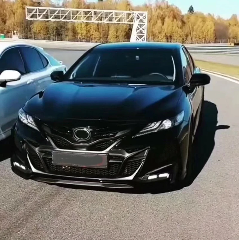 Комплект кузова бампера для toyota New Camry Комплект кузова передняя и задняя губы Боковая Дверь Гарнир спойлер багажника