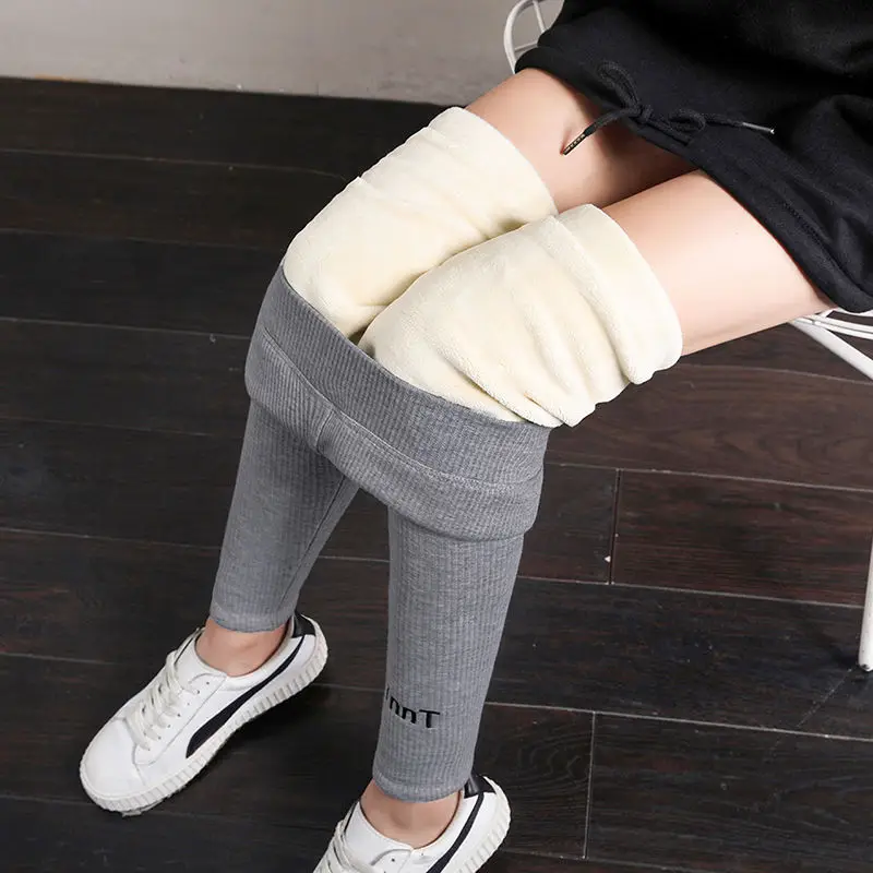 

Miaozixin Warm Pants Winter Skinny Thick Velvet Wool Fleece Women Leggings Women Trousers Lambskin Cashmere Pants For Women pant