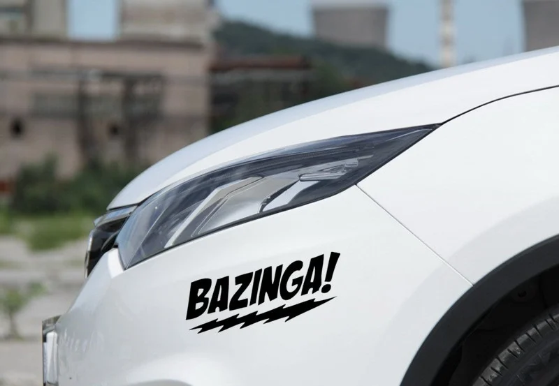 BAZINGA! BAZINGA Забавный Дрифт JDM грузовик окно бампер Jew128