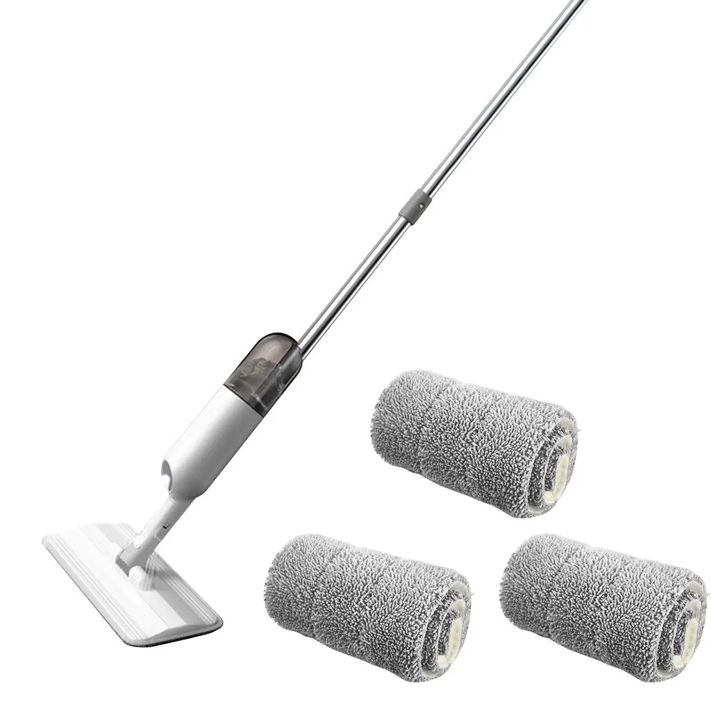 C Спрей фортепианная Швабра con In Microfibra Riutilizzabile Pad 360 Gradi Maniglia Mop per la Casa Da Cucina In Laminato di Legno Piastrell - Цвет: C