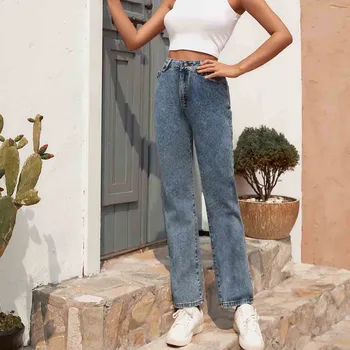 

Jean Woman Mom Jeans Pants Boyfriend Jeans For Women With High Waist Push Up Large Size Ladies Jeans Denim Plus Size 2020 XSP40