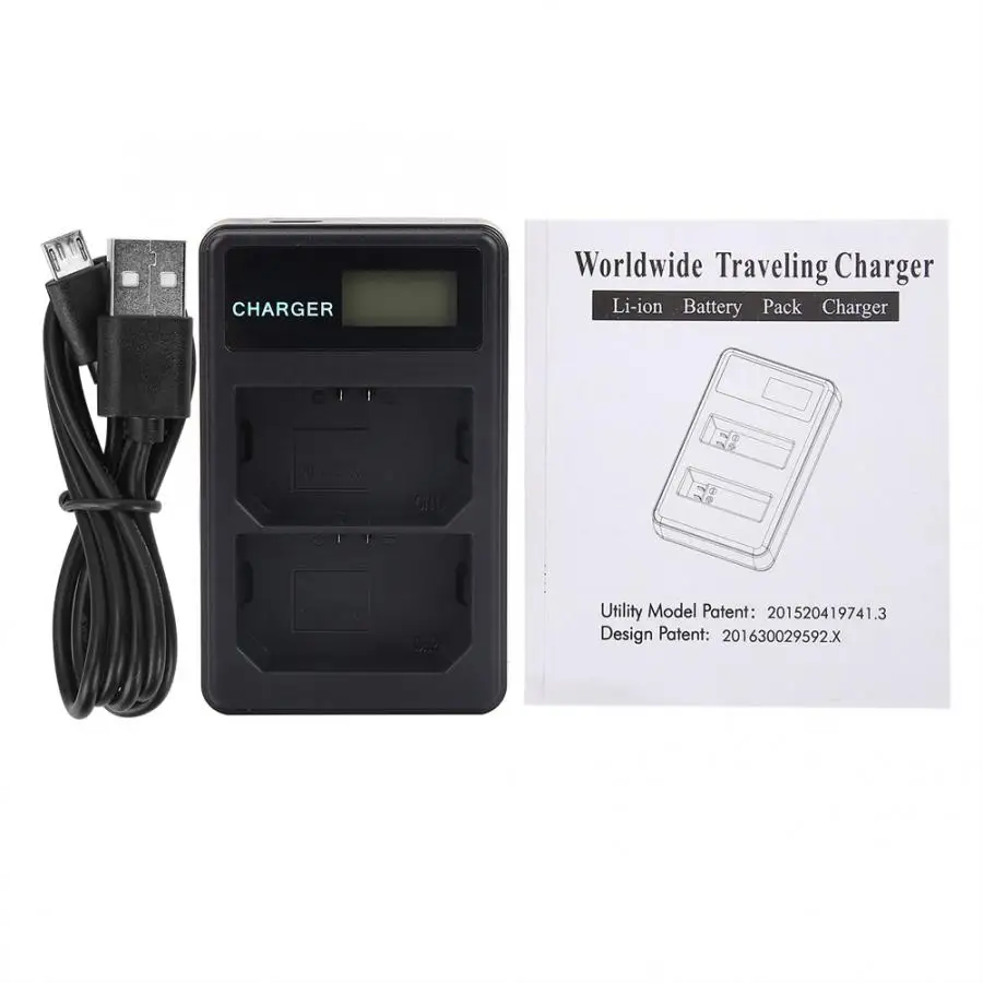 Портативный ЖК двойной слот usb зарядное устройство для камеры np-fz100 аккумулятор, зарядное устройство для аккумуляторов