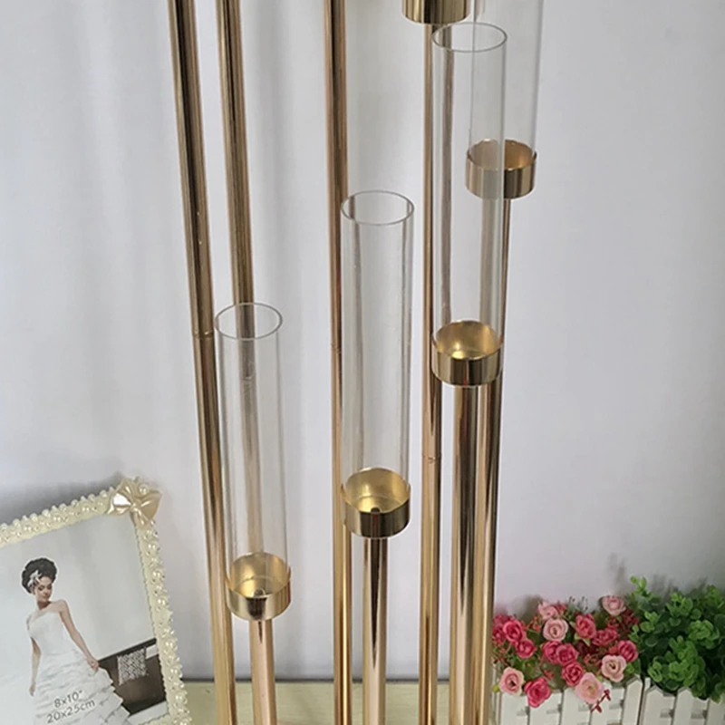 Acrylic Tube Covers for Candle Holders,LED Candles, 25cm High, 5Pcs