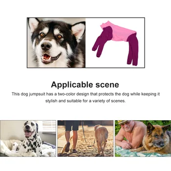 

1Pc Dog Pet Clothes Costume Printed Four-Leg Dog Clothes