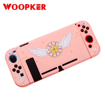 

3 in 1 for Nintend Switch Joy-Con Controller Case Cute PC Protective Cover Shell Set NS Switch Console Accessories