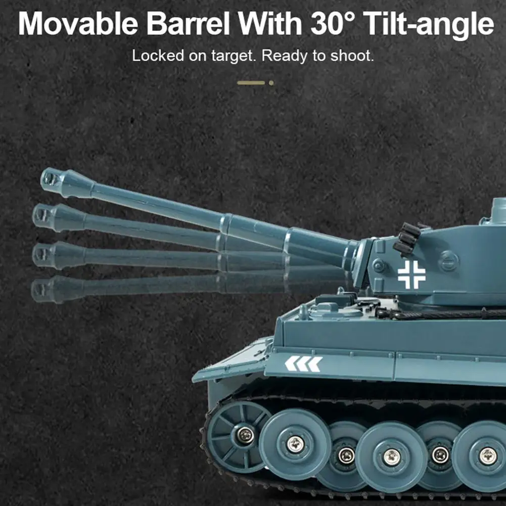 2.4G RC Stunt Tank Toys Remote Control Programming Tank With 270 Rotating Turret Perfect Gift Toys For Children Adults