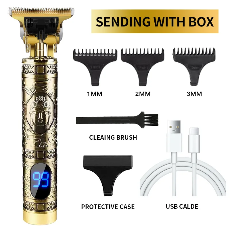

Professional Men's Hair Trimmer Clipper 0mm Baldheaded Cutter Beard Shaving Precision Finishing Hair Cutting Machine Adult Kid