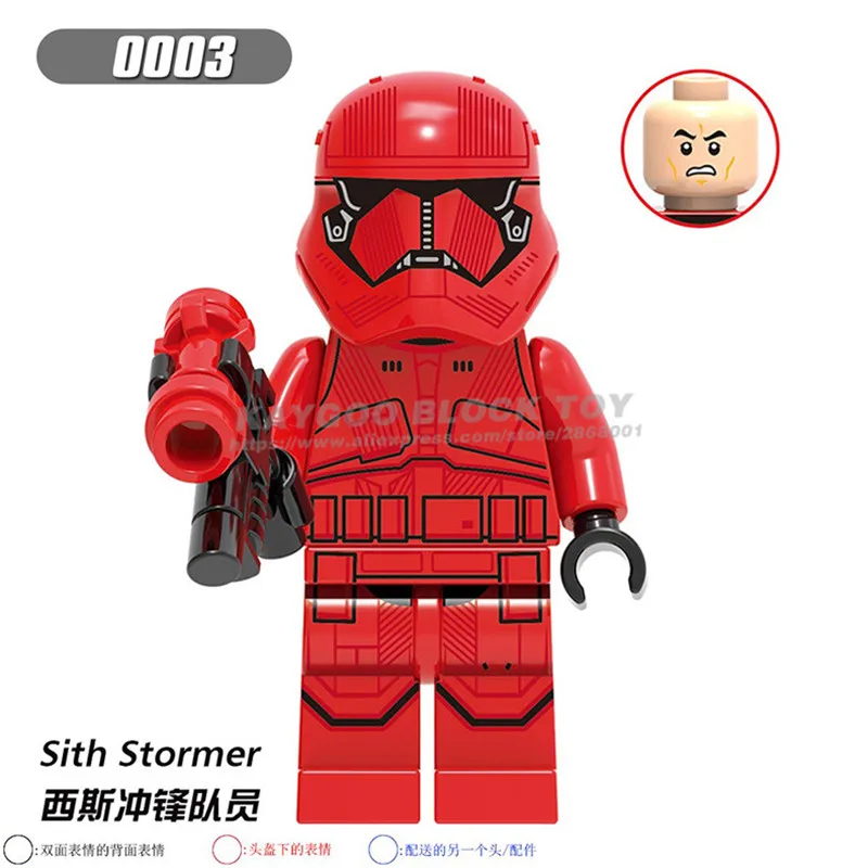 Строительные блоки новые Звездные войны Clone Sith troopers Legoed армейский военный Rey Kylo Ren