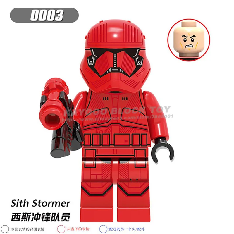 New Starwars Clone Sith troopers Legoed Imperial Army Military Rey Kylo Ren  R2 Figures Building Blocks children Toy gift XP265 - AliExpress