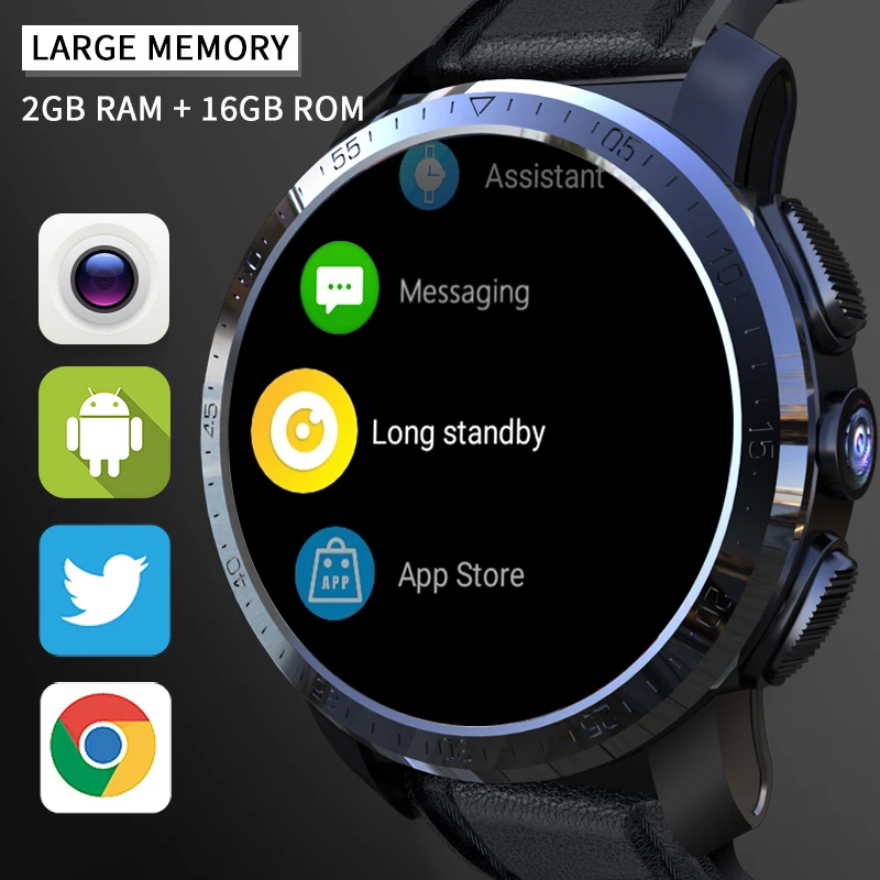 KOSPET Optimus 2GB 16GB Smartwatch GPS WIFI Camera