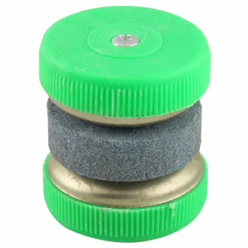 Round green Точилка для ножей 3 этапа Профессиональная кухонная заточка шлифовального станка точилка для ножей вольфрамовый алмаз керамика точило - Цвет: Round green