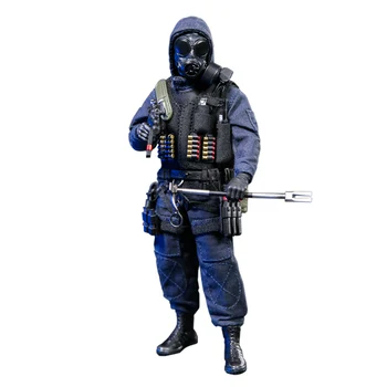 

15cm 1/12 Soldier Action Figure Realistic Headsculpt DIY Handmade SAS CRW Breacher Soldier Model