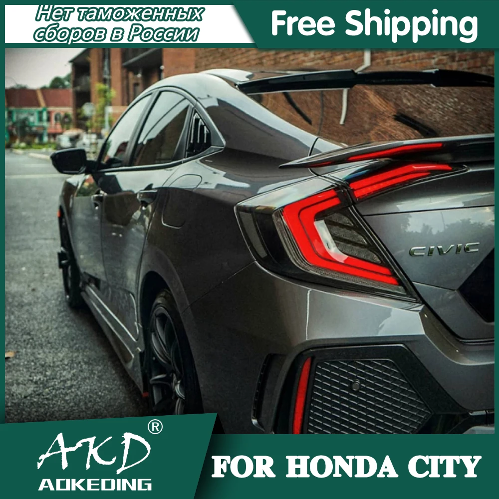 Tail Lamp For CIVIC X G10 2016-2019 Lights Led Fog DRL Daytime Running Car Accessories | Автомобили и мотоциклы