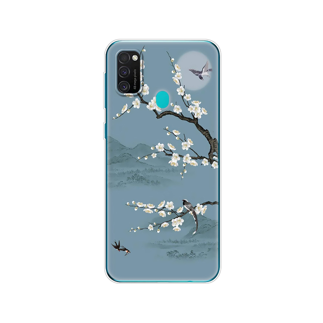 Samsung M21 Case 6.4" Soft Silicon Tpu Cover For Samsung Galaxy M21 M 21 SM-M215FZGUSER m215 Phone Back Shell Bumper Funda