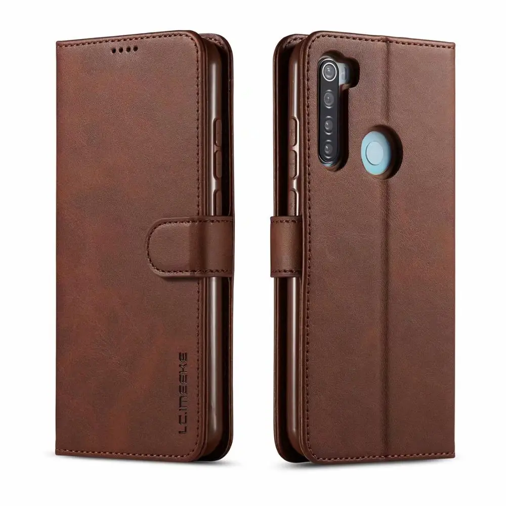 Redmi Note 8 Pro Leather Flip Case For Xiaomi 7 Holder Stand Wallet funda redmi 7A Y3 Back Cover | Мобильные телефоны и
