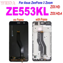 

AAA+ For Asus ZenFone 3 Zoom ZE553KL Z01HD Z01HDA LCD Display Touch Screen Digitizer Assembly with frame for Asus ZE553KL LCD