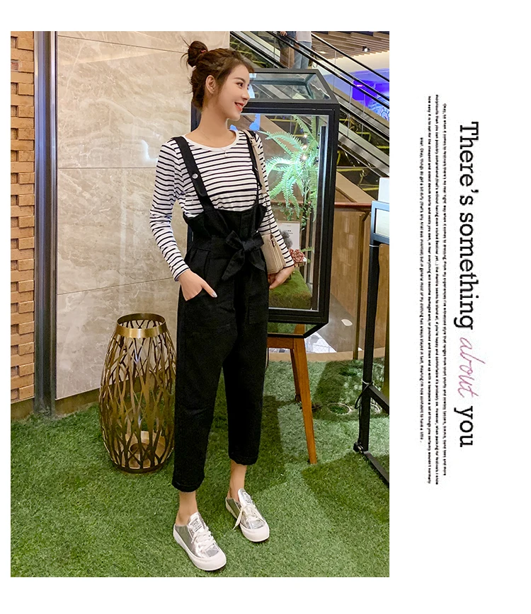 7151# drwuting тонкий пояс Регулируемый хлопок Материнство комбинезон Комбинезоны Одежда для беременных женщин Осенние Комбинезоны для беременных