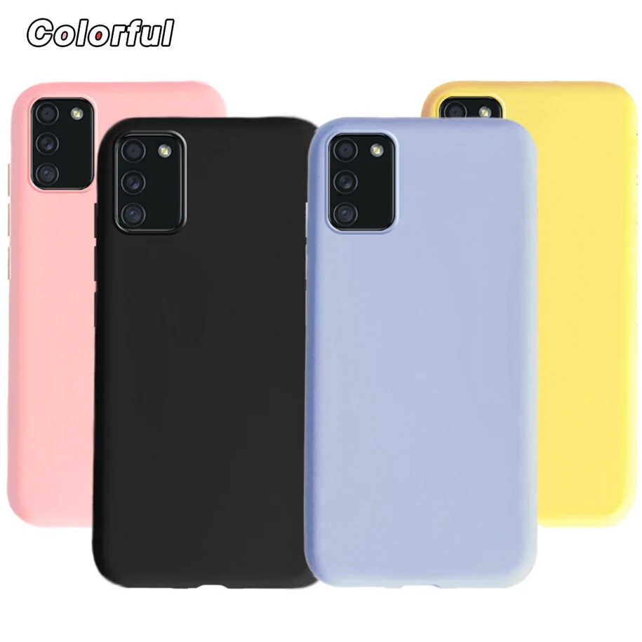 Case Telepon untuk Samsung Galaxy A02S Cover Shockproof Silicone