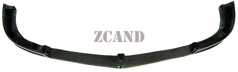 V style Real Carbon Fiber front Lip spoiler for Mercedes Benz W204 C63 F/L Coupe Sedan 2012