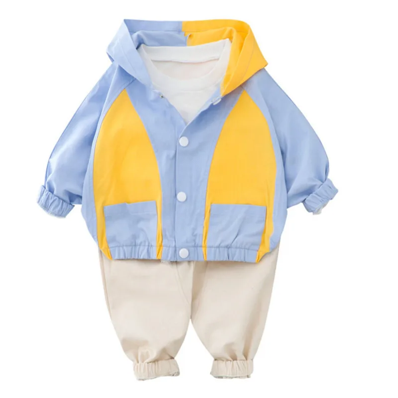

Spring Autumn Baby Boys Girls Clothing Suit Children Letter Hooded Pants 2Pcs/sets Toddler Casual Clothes Infant Kids Tracksuits