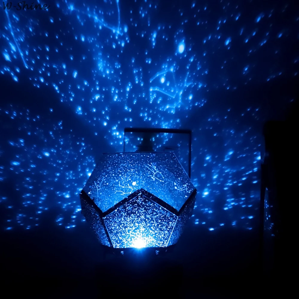 

3 Colors Starry Sky Night Light Projector Rotatable Night Lamp For Kids Bedroom Constellation Projection Home Planetarium