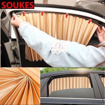 

Easy Install Car Window Sun Shade curtain For Audi A4 B7 B5 A6 C6 Q5 Honda Civic 2006-2011 Fit Accord CRV Auto Accessories