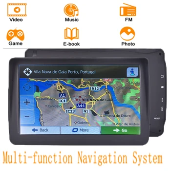 

Gps car truck navigator 7 inch high definition LCD touch screen car navigation system FM256MB satellite navigation latest Europe