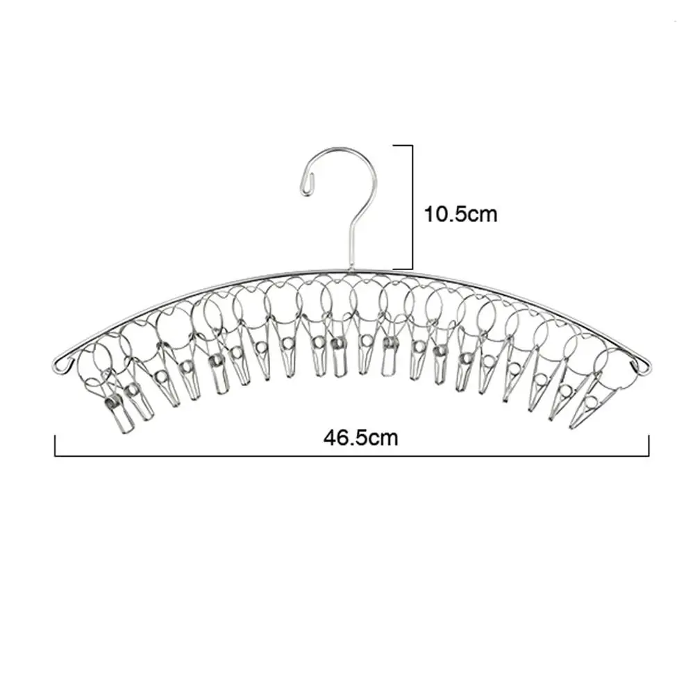 8/10/20 Pegs Portable Bathrooms Cloth Hanger Rack with clips Clothespin Clothes Hangers Socks Bras Towel Underwear drying Clips 5