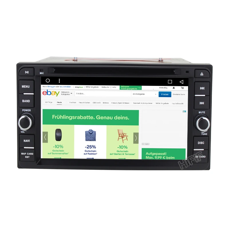 Cheap IPS 6 Core 4G+64G Card DVD Radio GPS Navi for Toyota Hilux Vio Old Camry Corolla Prado Rav4 Prado 2003-2008 Support DAB+ 5