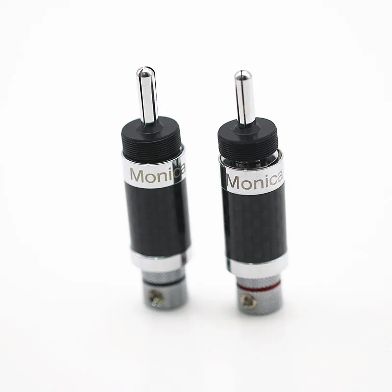 Серебряный цвет CF-202(R) fever углеродное волокно разъем типа банан динамик y аудио