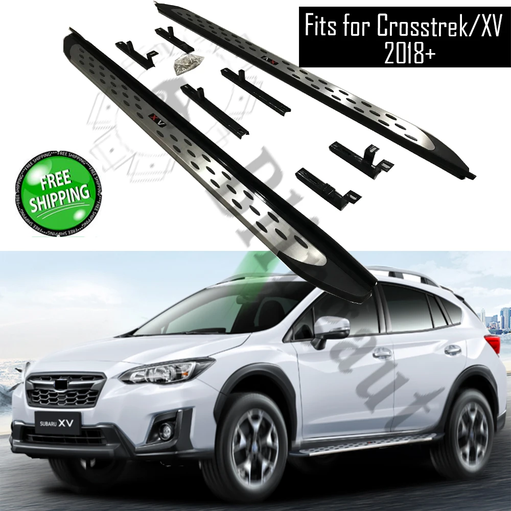 Подходит для S ubaru Crosstrek XV+ 2 шт. Левая Правая Беговая доска боковые шаги nerf бар Автомобильная педаль боковые лестницы