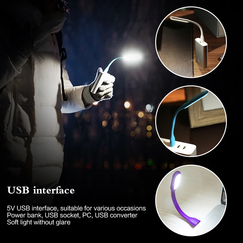 Мини USB ночсветильник BRELONG для чтения 1 2 Вт 5 В|Ночники| |