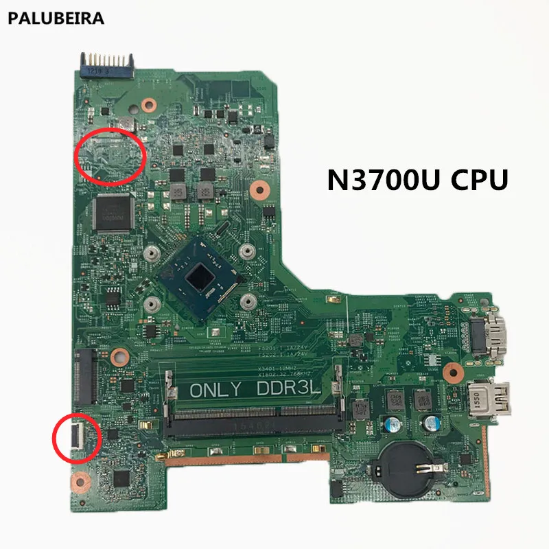 PALUBEIRA 14279-1 N3700 cpu для DELL INSPIRON 3452 3552 Материнская плата ноутбука PWB: 896X3 REV: A00 CN-0JX7F0 JX7F0 Материнская плата ноутбука