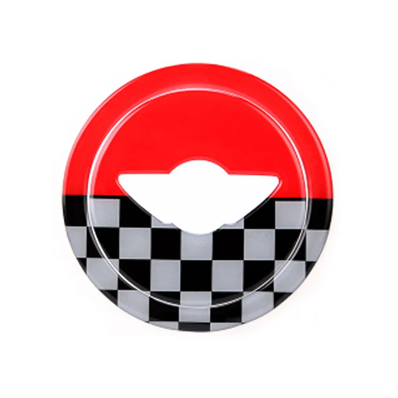 KJAUTOMAX For Mini Cooper R55 R56 R57 R58 R59 R60 R61 Epoxy Resin Steering Wheel Sticker 3D Multi Style Crystal Glue - Название цвета: 12