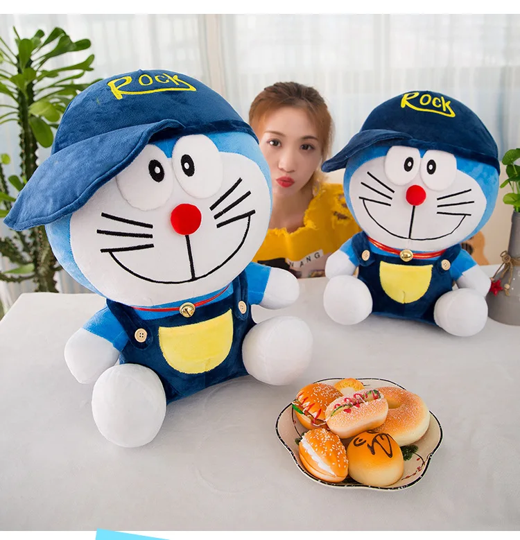 30-60 см милые Мультяшные Плюшевые Игрушки Doraemon аниме мягкие милые кошки Куклы Мягкие животные Подушка подарок на день рождения для маленьких девочек