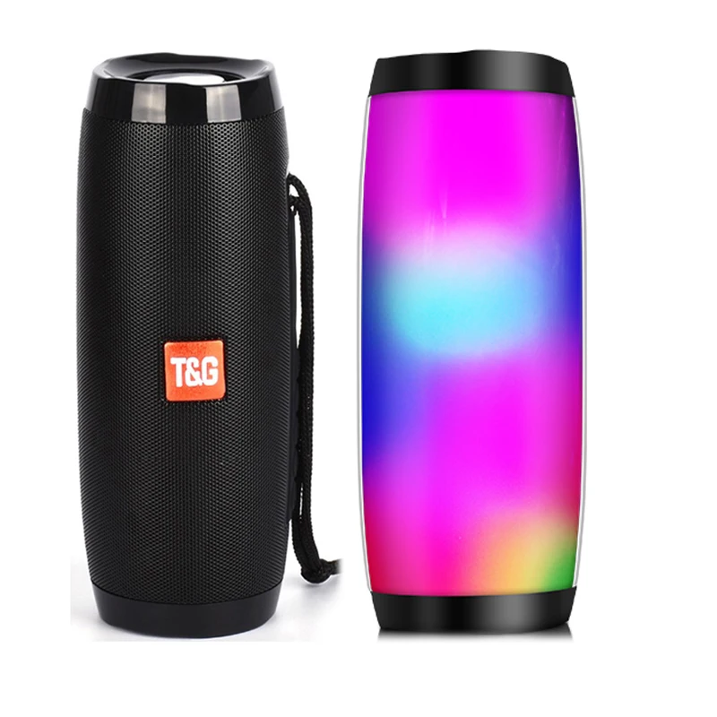 Powerful Portable Speakers Bluetooth Speaker Column Wireless Speaker with LED Night Light TF Card FM Radio Boombox Built-in Mic Powerful Portable Speakers Bluetooth Speaker Column Wireless Speaker with LED Night Light TF Card FM Radio Boombox Built-in Mic