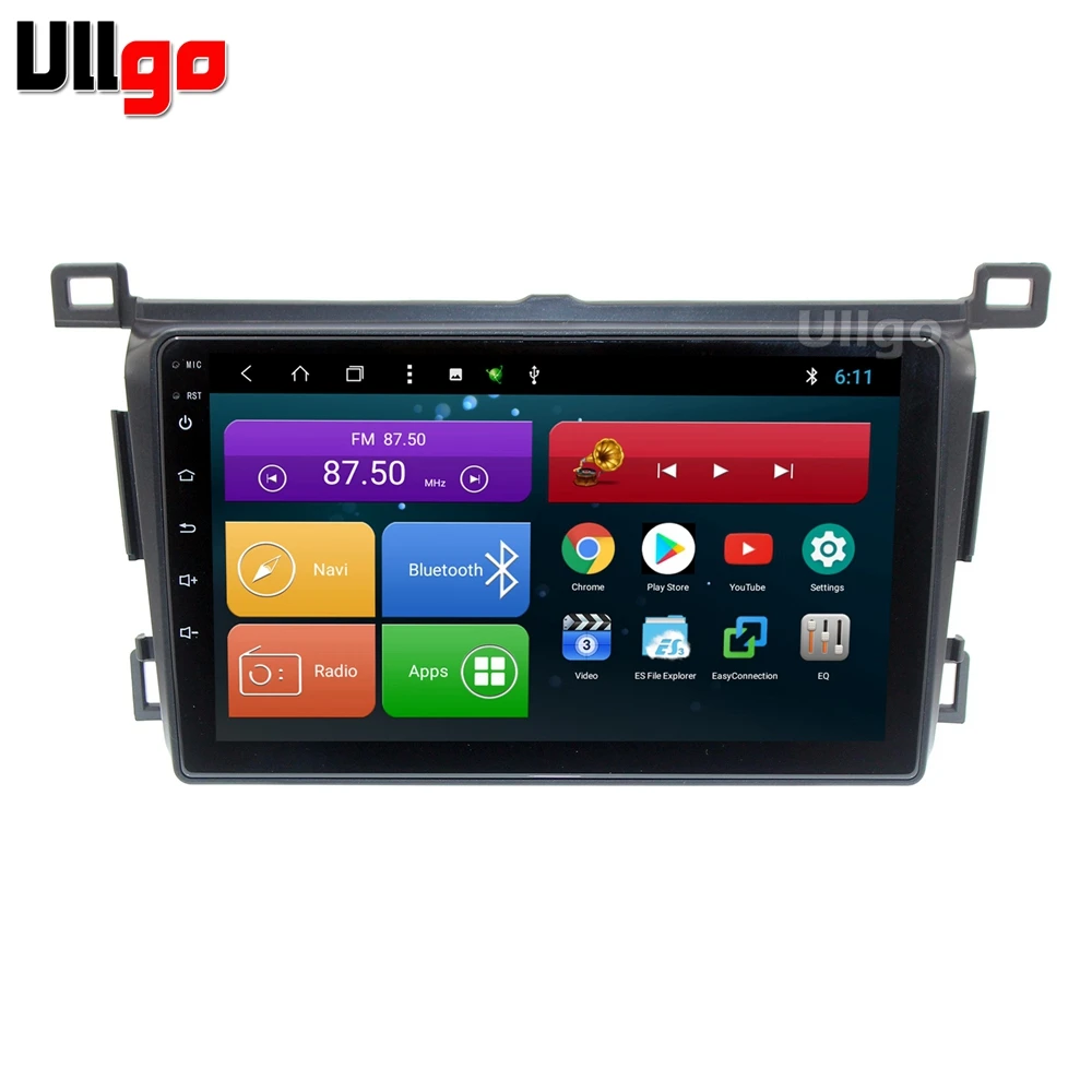 9 дюймов Android автомобильный dvd-проигрыватель с GPS для Toyota RAV4 2013 + Авто автомобиля