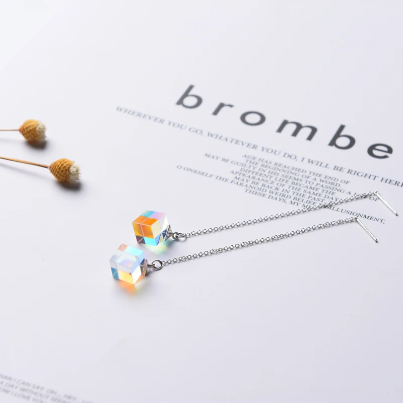 Light Cube Four-piece Set As A Gift To Friends and Family Sterling Silver Decoration |