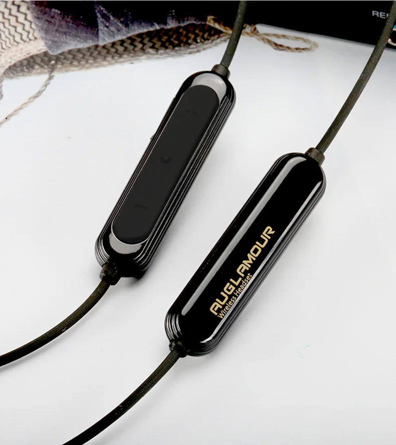 Auglamour F300BT Bluetooth 5,0 беспроводные наушники, динамические наушники-вкладыши, водонепроницаемые музыкальные спортивные наушники, затычки для ушей