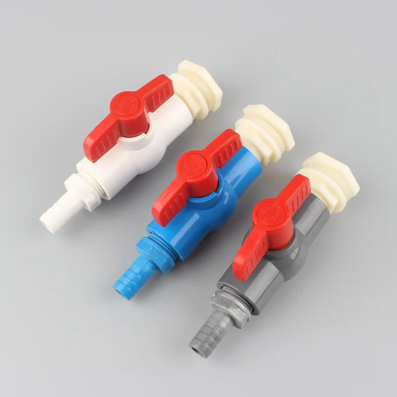 

8/10/12/16Mm ibc Water Tank Adapter Garden Irrigation Connector Fish Tank Pipe Joint Water Hose Tower Connector 1/2'' Valve