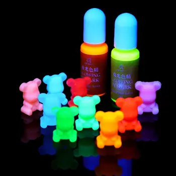 

10 Pcs/set Luminous High Concentration Epoxy UV Resin Coloring Dye Colorant Pigment Handmade DIY Jewelry Making Accessories