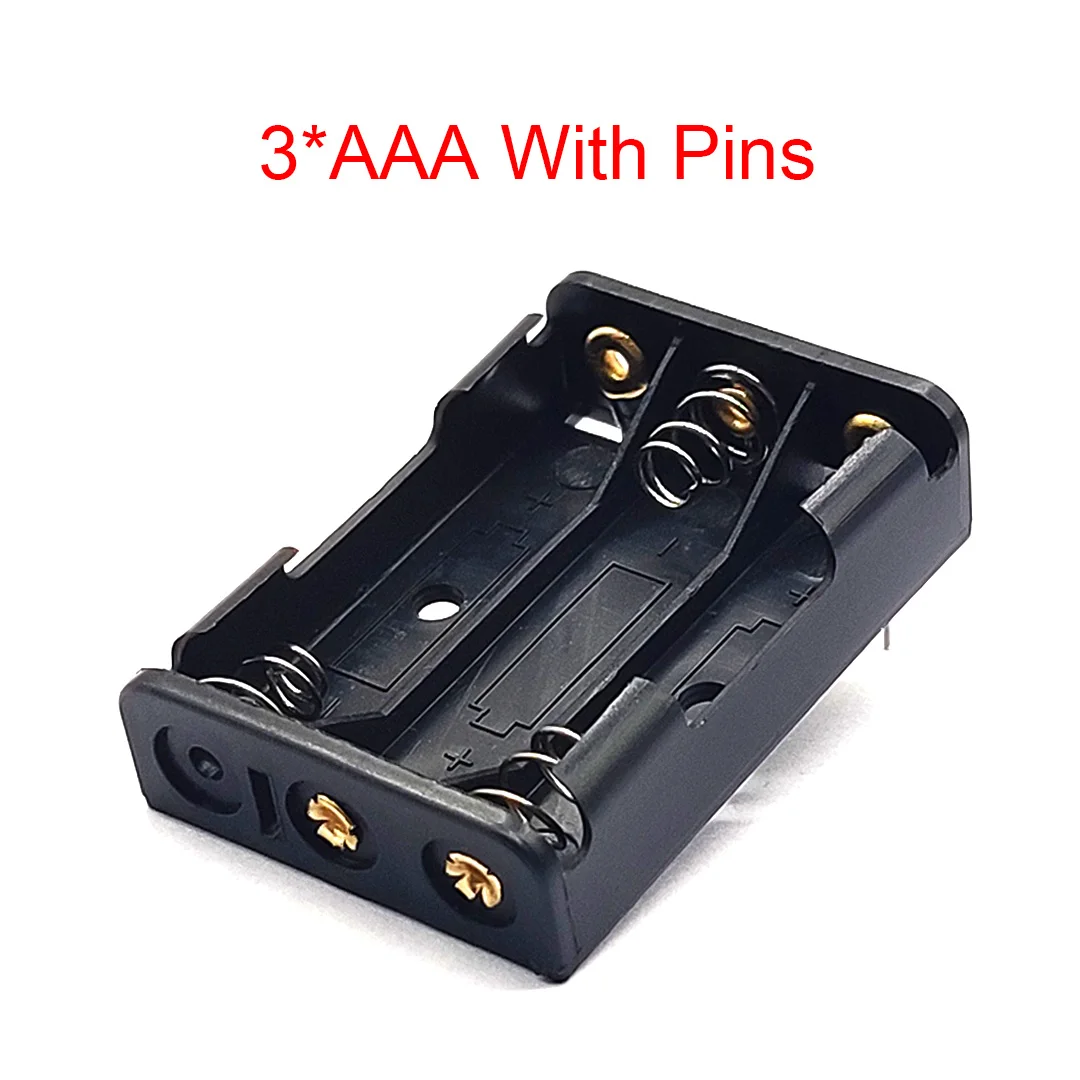 Box Behälter für 2 Batterie Mini Stilo AAA Wiederaufladbar Im Feld Hülle 