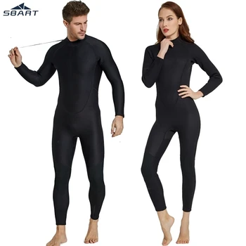 

SBART 2mm Diving Suit Elastic Neoprene Men Women Pesca Diving Spearfishing Wetsuit Snorkel Swimsuit Split Suits Combinaison Surf