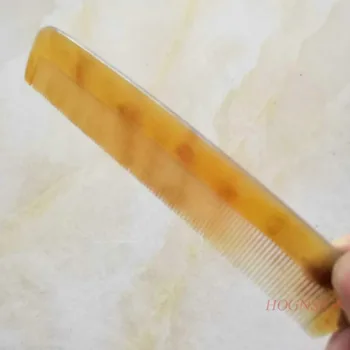 Pettine in corno per capelli senza spazzolino da denti statico denso per la cura della salute spazzola per capelli pettini per parrucchieri pettine antiforfora naturale