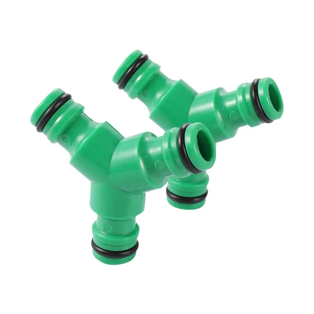 Y type water pipe quick connector three way hose connector diverter
